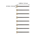 thumbnail image 5 of WRISTBIQUE Heavy Duty Artwork Hooks Picture Frame Hanging Hooks Multi Carbon Steel 100pcs, 5 of 7