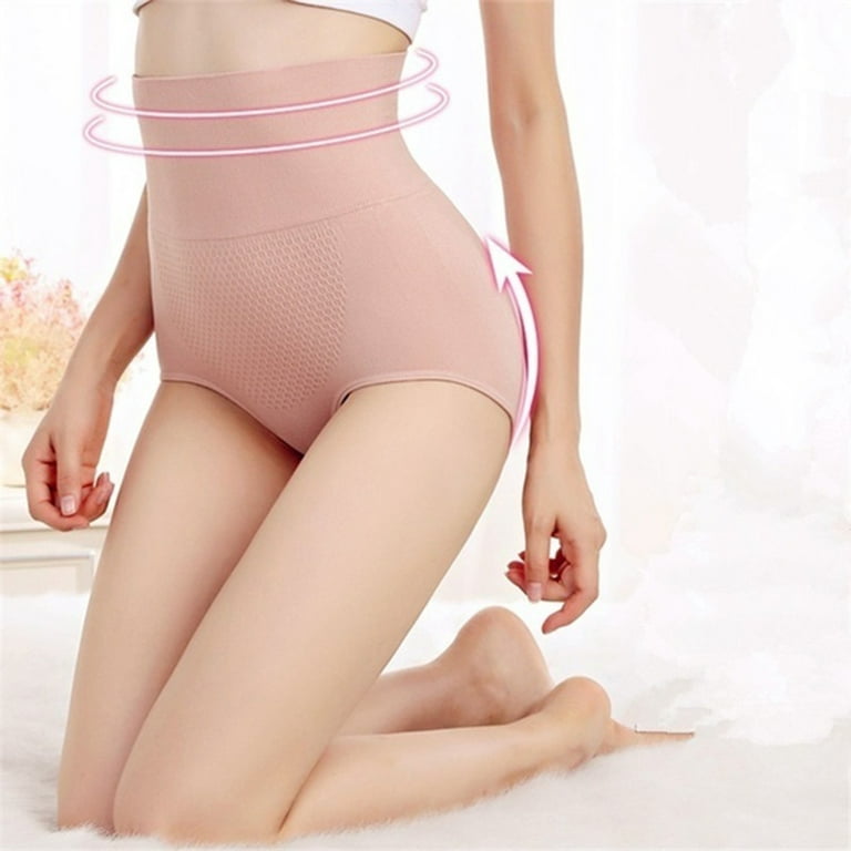 Bigstone Women High Waist Seamless Tummy Control Body Shaper Briefs  Slimming Underwear