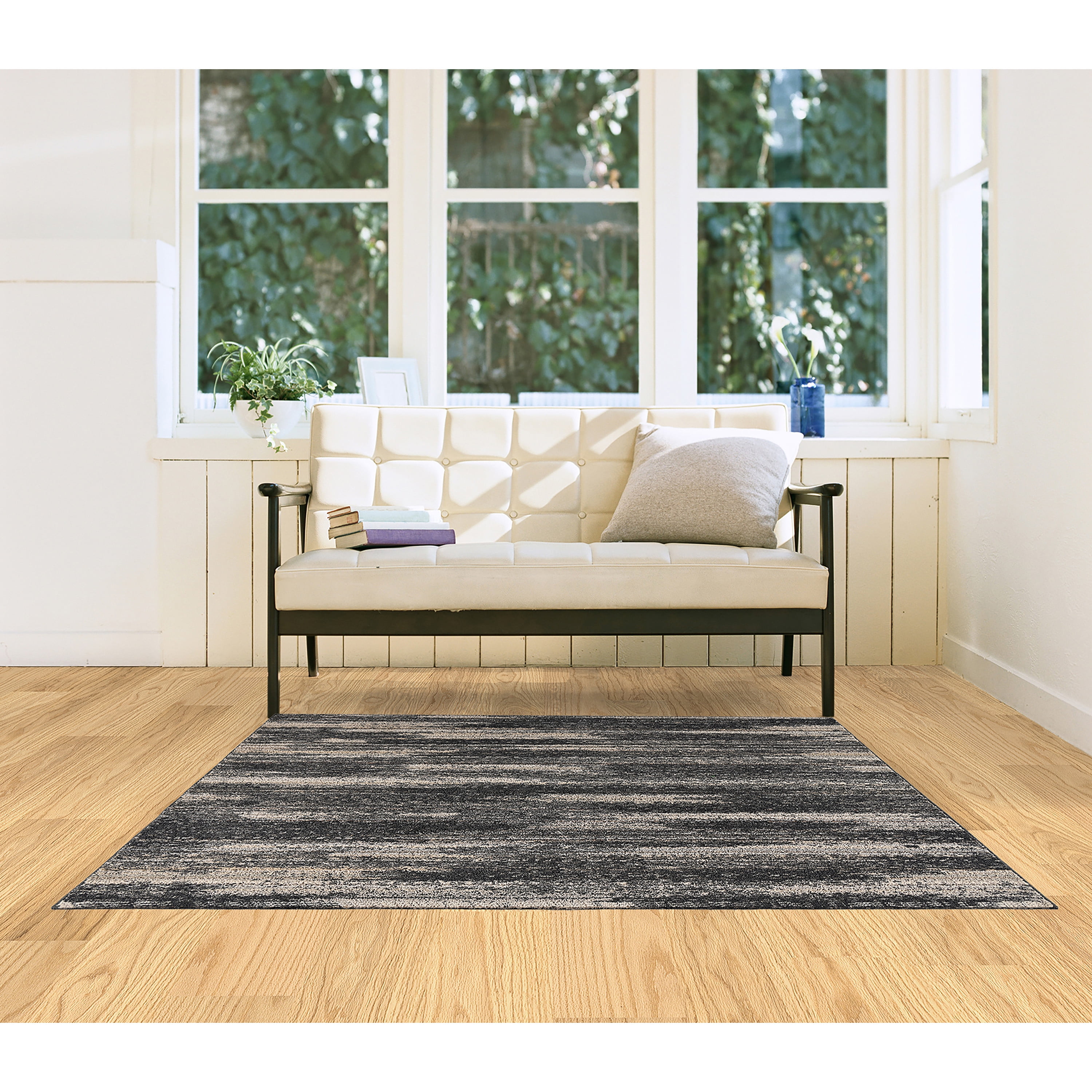 Mainstays Jasper Gray Abstract Indoor...