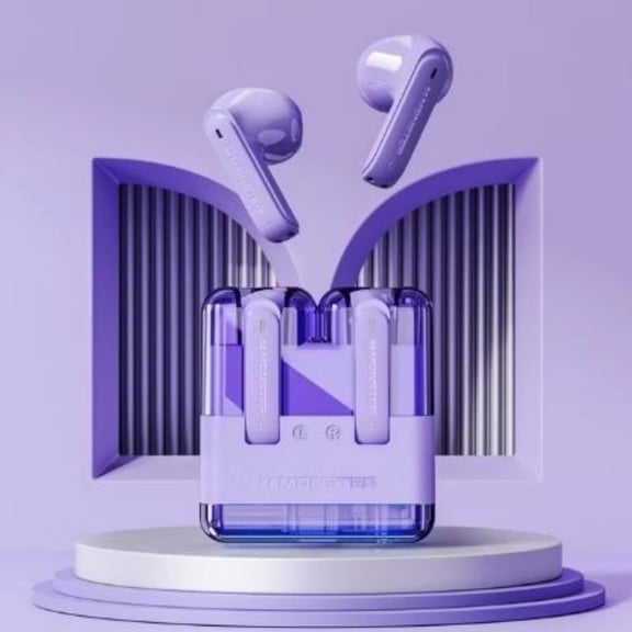 Monster AirMars XKT12 True Wireless Earphones Purple