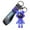 Purple, variant on Flexible Silicone Keychain with Decorative Charm | Cute Key Ring Holder for Backpacks, Luggage Tags, and Personalized Gift Accessories with Durable, Skin-Friendly Material