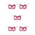 thumbnail image 2 of Jumpingount Half Face Retro Delicate Prom Color sólido Masquerade Gentleman Accesorios Fiesta Decoración Cubierta Halloween rosa rosado 5piezas Jumpingount CBP251989, 2 of 4