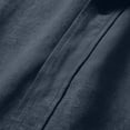 thumbnail image 5 of Guluxicc Men's Cotton Tops Button Down Collared Shirts Regular Fit Short Sleeve Solid Color Breathable Summer Business Casual Tops, 5 of 7