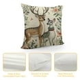 thumbnail image 4 of GOSMITH  Christmas Tree Snowflake Reindeer Let It Snow Throw Pillow Covers, Winter Holiday Cushion Case Decoration for Sofa Couch, 4 of 5
