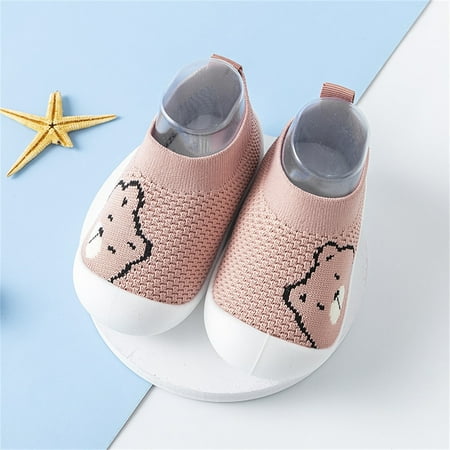 

〖TOTO〗Toddler Shoes Toddler Kids Infant Newborn Baby Boys Girls Shoes Cute Cartoon Animals Breathable Mesh Top First Walkers Antislip Shoes Prewalker Sneaker