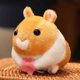 thumbnail image 2 of Conejo de peluche kawaii con cola en movimiento de 10 x 15 cm, hámster, juguetes de peluche que mueven la cola tirando de una cuerda sin usar pilas, 10-15 cm, A, 10-15 cm, A, 2 of 5