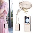 thumbnail image 1 of Crossbody Leather Phone Case For Samsung Galaxy Z Flip5, 1 of 5