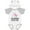 White & Heather w/ Ears, variant on Inktastic My Nonna Loves Me Unicorn Girls Baby Bodysuit