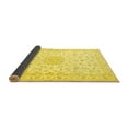 thumbnail image 2 of Ahgly Company Indoor Rectangle Medallion Yellow Traditional Area Rugs, 2' x 3', 2 of 4