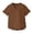 A-Coffee58, variant on Women Frayed V Neck Blouse Lightweight Breathable Short Sleeve Casual Daily Shirt