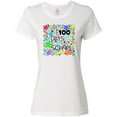 thumbnail image 3 of Inktastic 100 Days of School Colorful Stars Women's T-Shirt, 3 of 5