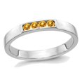 thumbnail image 1 of Bague en Citrine Jaune 1/7 Carat (ctw) en Or Blanc 14 Carats, 1 of 3