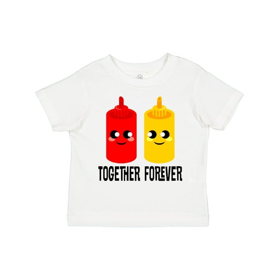 Inktastic Ketchup and Mustard Gift Boys or Girls Toddler T-Shirt