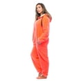 thumbnail image 2 of 6441-ROY-S #FollowMe Adult Onesie with Animal Ears (Neon Coral / Black, XX-Large), 2 of 5