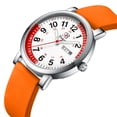 thumbnail image 4 of Blekon Original Nurse Watch - Medical Scrub Colors, Red Fifteen Minute Pulsometer - Easy Read Dial w/Day and Date Indicator, Second Hand, Water Resistant Watch, 4 of 8