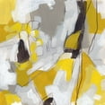 thumbnail image 2 of Vess, June Erica 15x15 White Modern Wood Framed Museum Art Print Titled - Citron Confetti II, 2 of 4