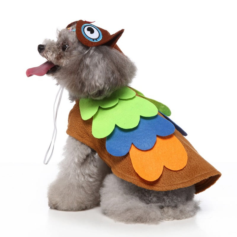 Cosplay Puppy Dog Funny Clothing Cotton Hoodie Chicken Owl Costume For Pet S-XL 