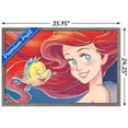 thumbnail image 3 of Disney The Little Mermaid - Ariel Close-Up Wall Poster, 22.375" x 34" Framed, 3 of 6