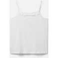 thumbnail image 2 of Hurley Womens Ruffled Tank Top, White, Medium, 2 of 2