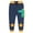 Blue, variant on Tfken Trousers For Boys Children Size 3-4 Years Joggers Sweatpants Warm Elastic Waist Dinosaur Print Blue Pants