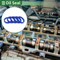 thumbnail image 2 of Sello de Aceite Universal UN Lip Sello Anillo Sello de Eje Rotativo 45x55x10mm Alta Presión TPU Azul 5 Pcs, 2 of 7