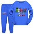 thumbnail image 1 of Ropa de juego Garten of Banban para niños y niñas, pijamas de otoño y primavera, camiseta de manga larga y pantalones, disfraz informal, ropa deportiva, 1 of 4