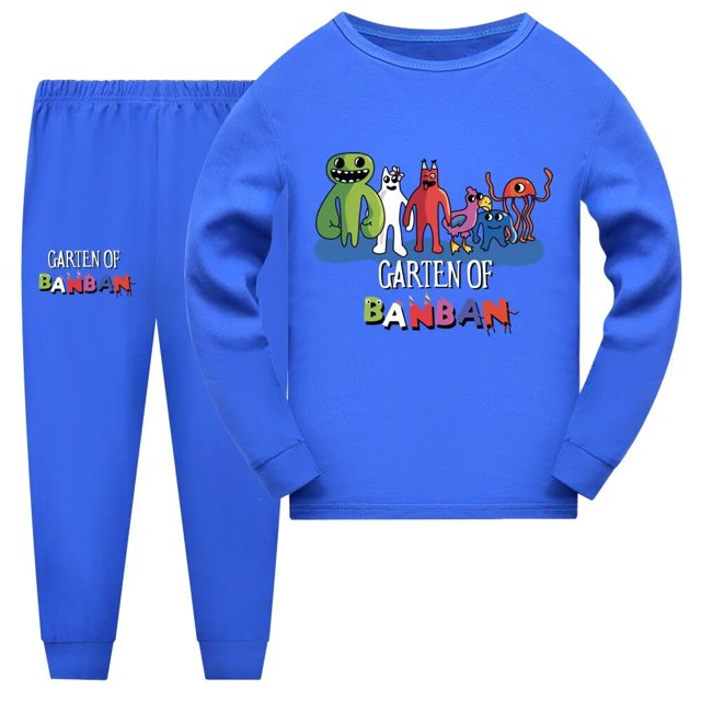 Ropa de juego Garten of Banban para niños y niñas, pijamas de otoño y primavera, camiseta de manga larga y pantalones, disfraz informal, ropa deportiva