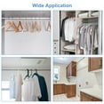 thumbnail image 5 of Soporte de Varilla de Closet Uxcell Soporte de Armario Sockets de Varilla en U Blanco 1.26" 2 piezas, 5 of 5