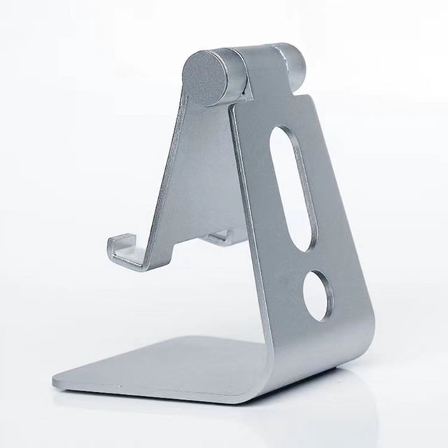 RV Tenedor de aluminio plateado del teléfono de escritorio ajustable del Multi-ángulo del tenedor del teléfono, tenedor del teléfono móvil adentro Sailing Electrónica