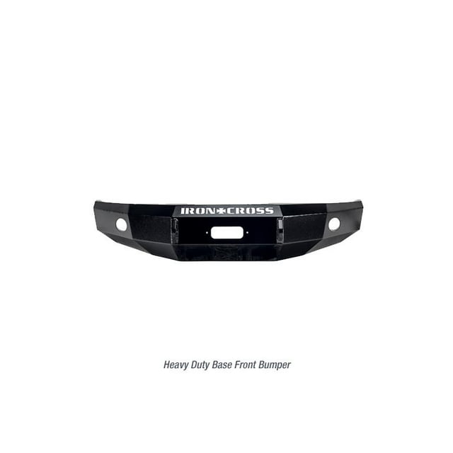 Iron Cross Bumper 20-425-17-MB Heavy Duty Base; One Piece Design; Direct Fit; Mounting Hardware Included; Without Grille Guard; With Standard Internal Winch Mount; With 3/4 Inch D-Ring Mount