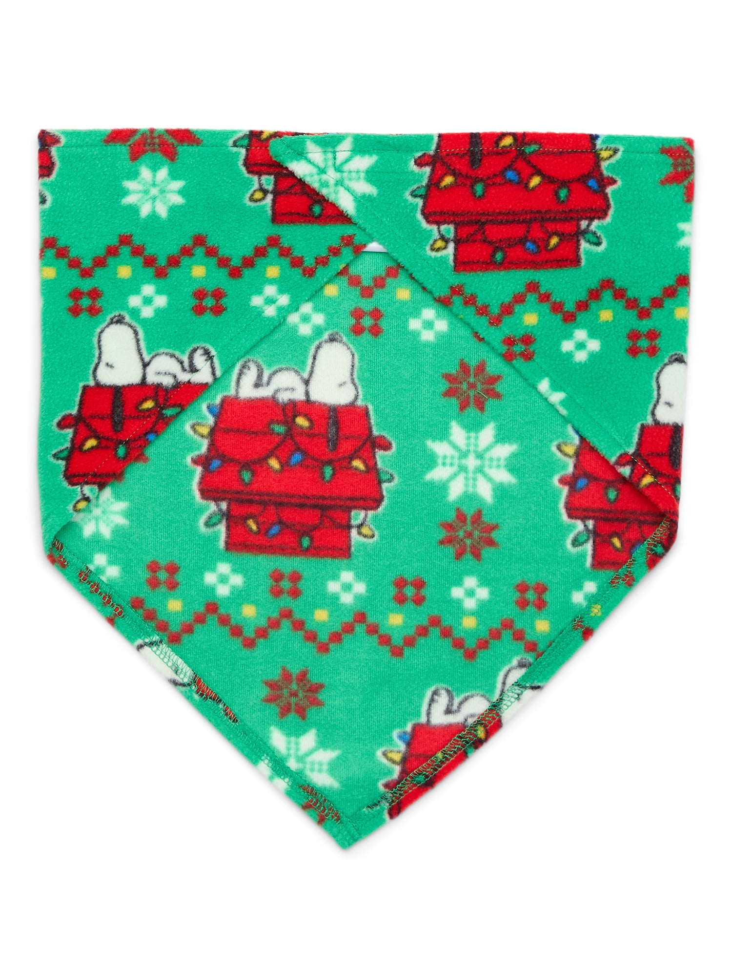 Peanuts Snoopy Home for the Holidays Matching Family Set, Pet Bandana