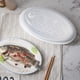 thumbnail image 5 of Vaporera para microondas, colador extraíble, herramienta para cocinar alimentos con tapa ventilada, para pescado, de verduras, 5 of 9
