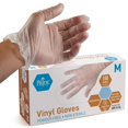 thumbnail image 1 of Guantes de vinilo MedPride de uso general sin polvo, tamaño mediano, 1 of 6