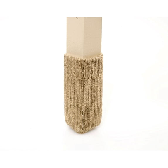 NancyProtectz x-small Tan-Patented with Rubberized Grips/Furniture Chair Leg Hardwood Floor Protectors. The Original Furniture Sock.