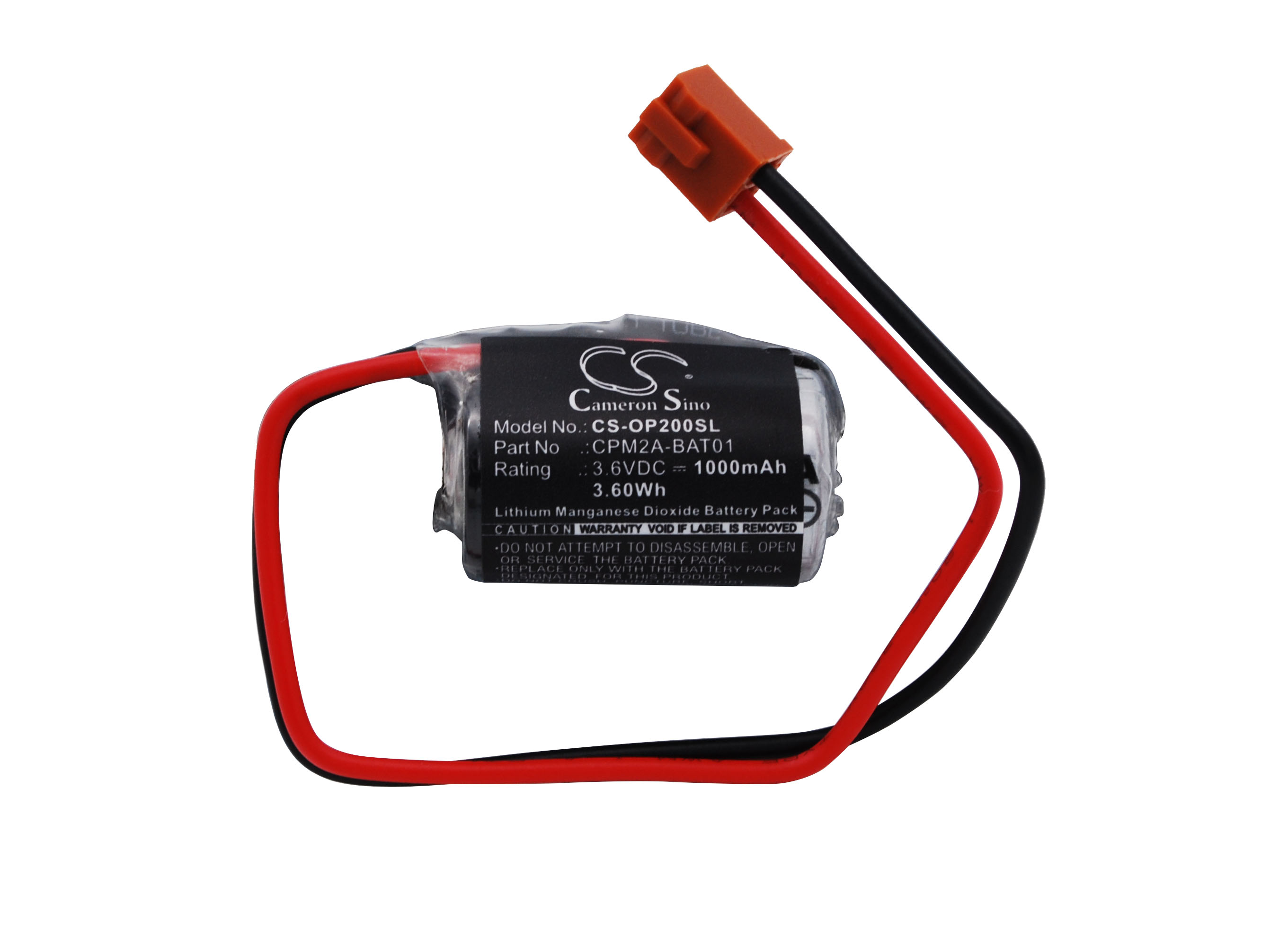 Replacement Battery for Omron 3.6v 1000mAh / 3.60Wh PLC Battery