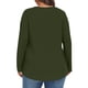 thumbnail image 4 of Blusas para mujer,Blusa informal de manga larga para mujer, talla grande, cuello redondo, tejido de poliéster, ideal para el hogar, sopatenor, 4 of 8