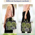thumbnail image 4 of FORMRS Womens Corduroy Tote Bag Crossbody Shoulder Handbag with Pocket, Gray Floral, 4 of 7
