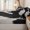Black Gray, variant on Erosebridal Realistic Cowhide Print Zipper Twin Comforter Sets with Fitted Sheet and 2 Pillowcases,Furry Brown Spot Accent Zipper Bedding Set,Brown Cream,4-Piece,Black Reversible