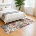 thumbnail image 2 of iOhouze Runner Rugs 2x8 Washable Runner Rug for Hallways Non Slip Kitchen Runner Low Pile Soft Printed Faux Wool Abstract Floor Runner for Inodoor Bedroom Entryway Laundry Room, Red/Multi, 2 of 9