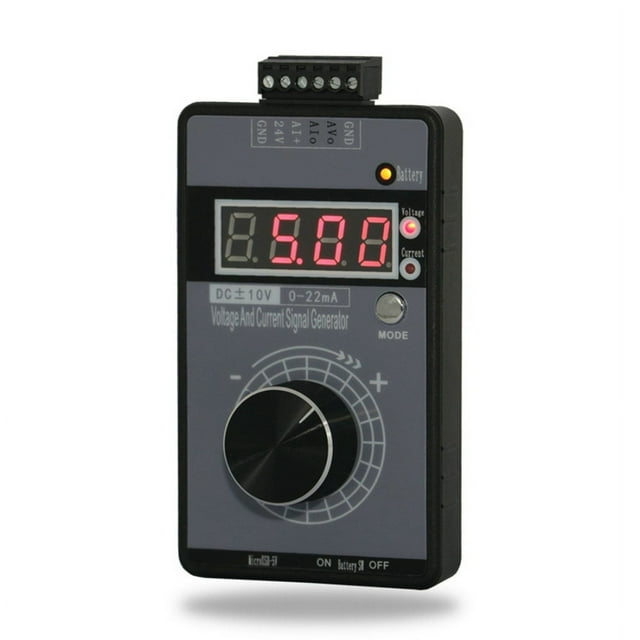 Handheld Positive and Negative Voltage 0-10V5V + Current 0-4-20Ma Signal Generator Analog Source Calibrator Rechargeable