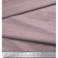 thumbnail image 2 of Soimoi Black polyester Crepe Fabric Triangle Geometric Decor Fabric Printed Yard 42 Inch Wide, 2 of 3