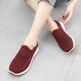 thumbnail image 5 of CHICVOMEY Women's Slip-On Walking Shoes Breathable Mesh Sneakers with Non-Slip Cushioned Sole for Travel Work Running Women's Athletic Shoes, 5 of 7
