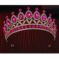 thumbnail image 1 of KAKOWELY Tiara de novia: diadema de corona para boda, tocado de princesa con diamantes de imitación para mujeres y niñas, accesorios para disfraces, bodas, cumpleaños, fiestas de graduación., 1 of 4