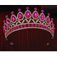 thumbnail image 1 of KAKOWELY Tiara de novia: diadema de corona para boda, tocado de princesa con diamantes de imitación para mujeres y niñas, accesorios para disfraces, bodas, cumpleaños, fiestas de graduación., 1 of 4