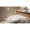 thumbnail image 2 of Malibu Home Morro Round Soaking Bathtub 60"x 60"x 21" in Biscuit, 2 of 5