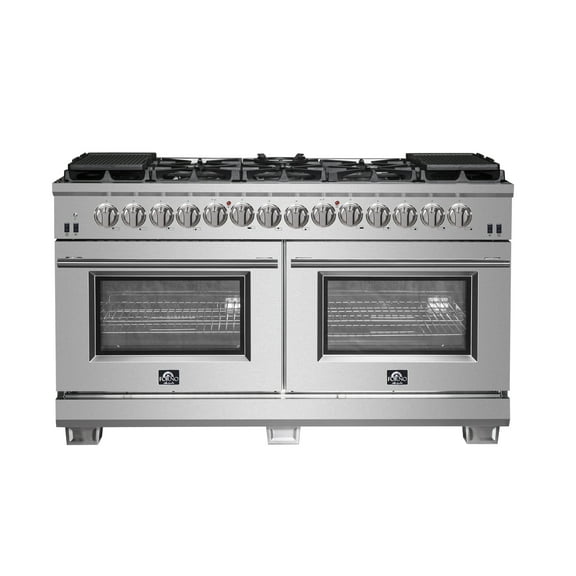 Capriasca - Titanium Professional 60" Freestanding Dual Fuel Range