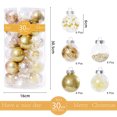 thumbnail image 4 of Juego de adornos navideños con bolas decorativas y delicadas decoraciones rellenas, 4 of 5