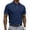 Navy #005, variant on Mens Golf Polo Shirts 2026 Casual Short Sleeve T-Shirts Moisture Wicking Button Down Classic Fit Solid Tees, M