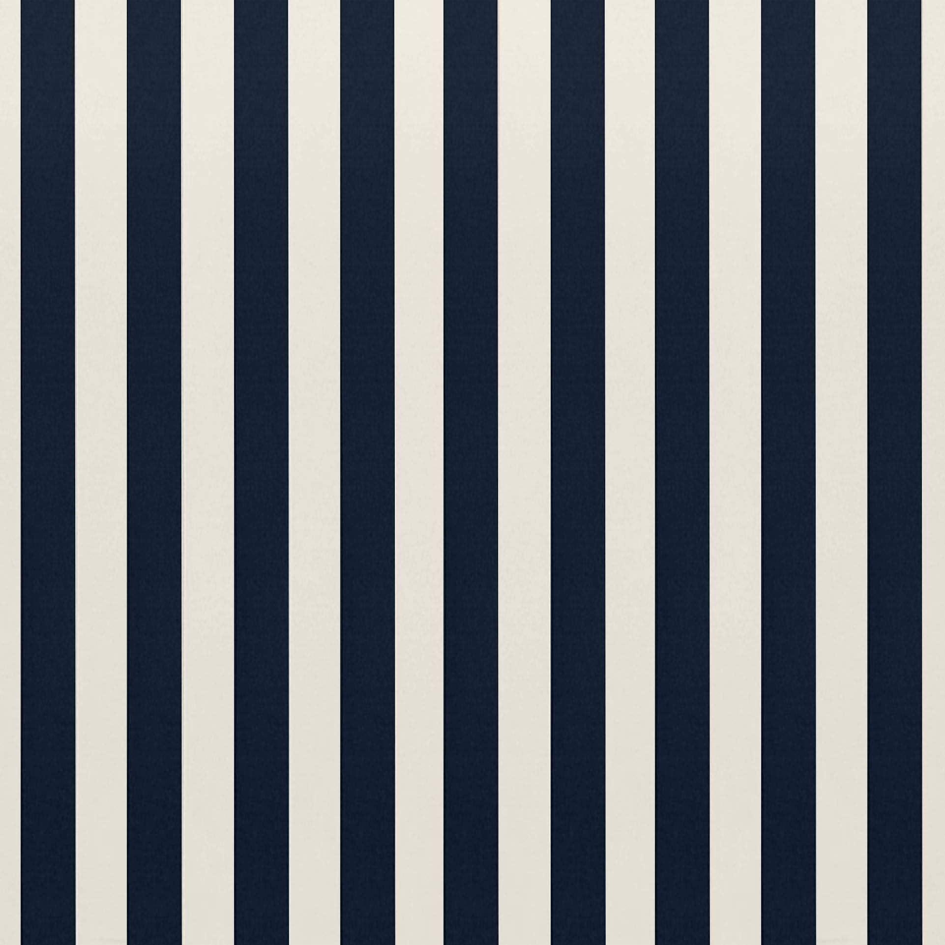 RSH Décor Indoor Outdoor Set of 2 Pillows 24" x 24", Navy Blue & White Stripe