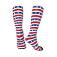 thumbnail image 4 of Balery American Patriotic Stars And Stripes Fun Novelty Socks Men'S Women'S Crew Socks Funny Crazy Novelty Socks Quirky And Cool Socks, 4 of 9